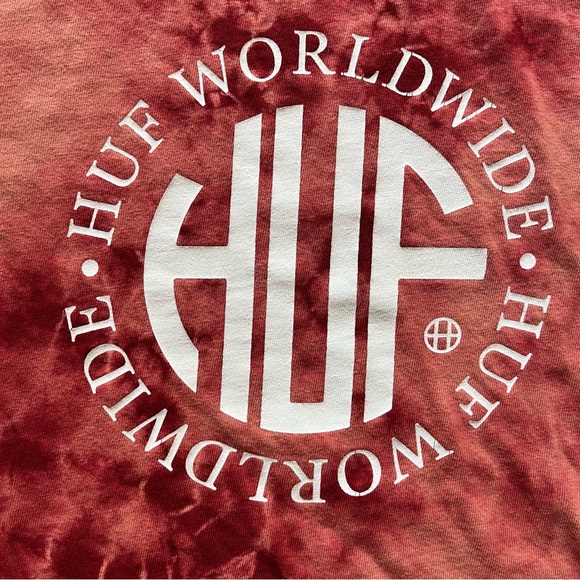 HUF Worldwide Tie-Dye Tee - Size Medium - Picture 3 of 6